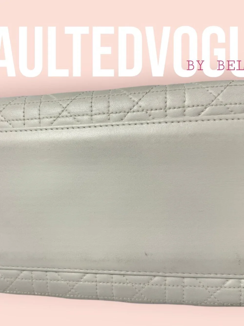 Christian Dior Lady Dior Large Cannage White Leather Tote Gold Hardware Bag - Picture 13 of 16